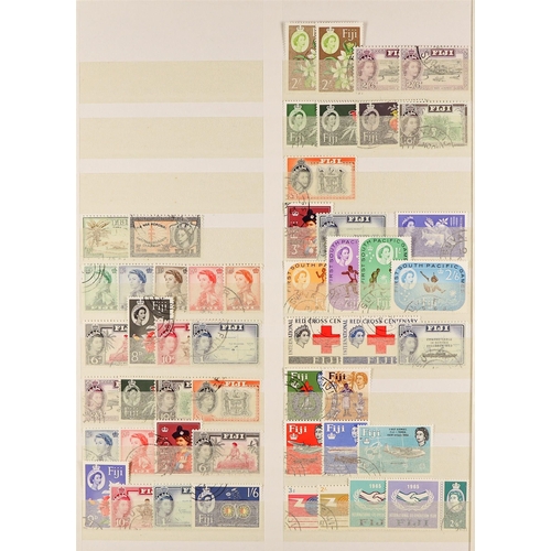 432 - FIJI 1953 - 2000 USED COLLECTION with many showing First Day of Issue cancels, a highly complete run... 