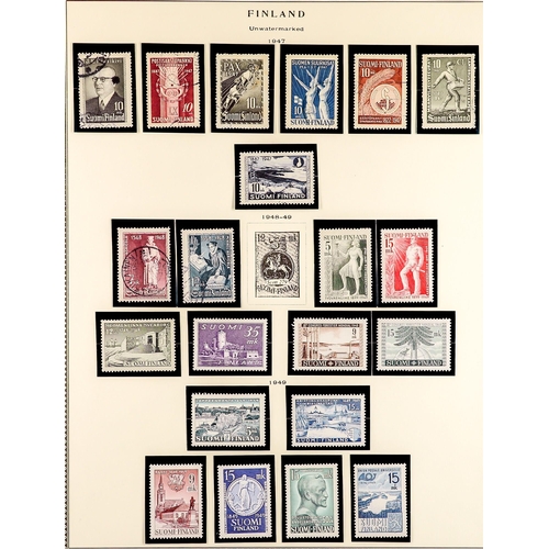 433 - FINLAND 1860-1987 COLLECTION of mint & used incl. 1860 5k mint (almost full rouletting, signed E. Di... 