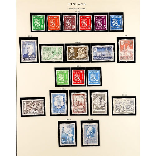 433 - FINLAND 1860-1987 COLLECTION of mint & used incl. 1860 5k mint (almost full rouletting, signed E. Di... 