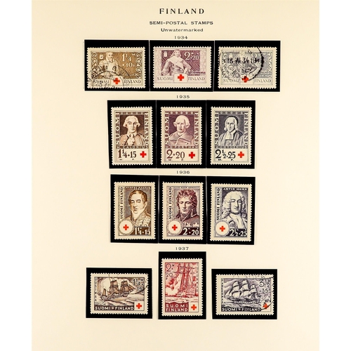 433 - FINLAND 1860-1987 COLLECTION of mint & used incl. 1860 5k mint (almost full rouletting, signed E. Di... 