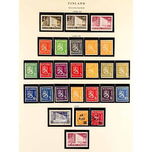 433 - FINLAND 1860-1987 COLLECTION of mint & used incl. 1860 5k mint (almost full rouletting, signed E. Di... 