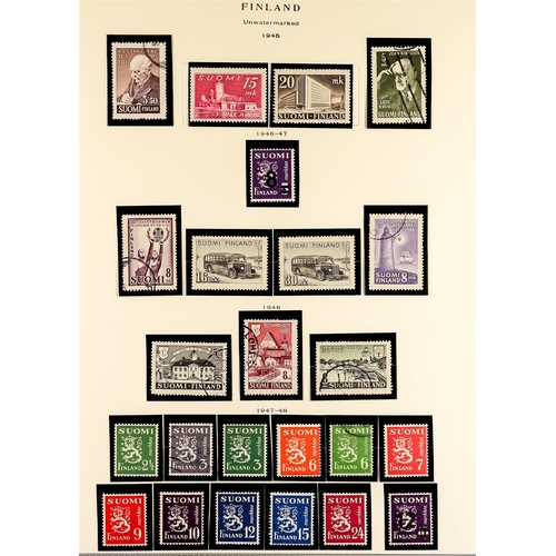 433 - FINLAND 1860-1987 COLLECTION of mint & used incl. 1860 5k mint (almost full rouletting, signed E. Di... 