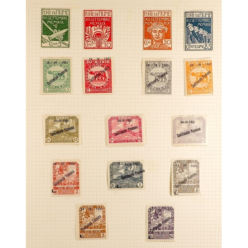 437 - FIUME 1918-24 RANGES incl. 1918-19 