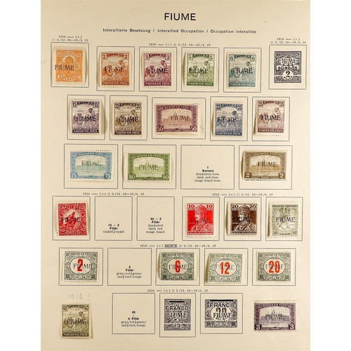 437 - FIUME 1918-24 RANGES incl. 1918-19 