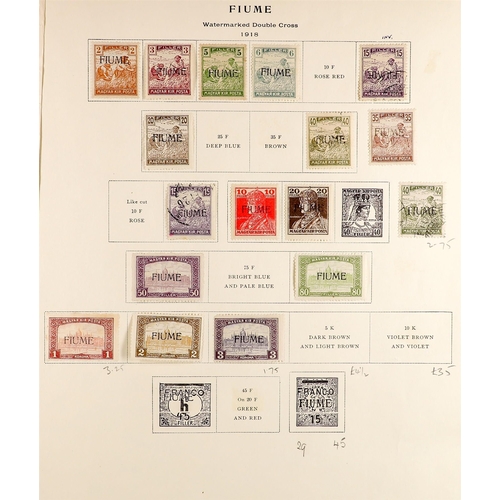 437 - FIUME 1918-24 RANGES incl. 1918-19 