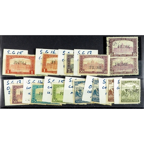 437 - FIUME 1918-24 RANGES incl. 1918-19 