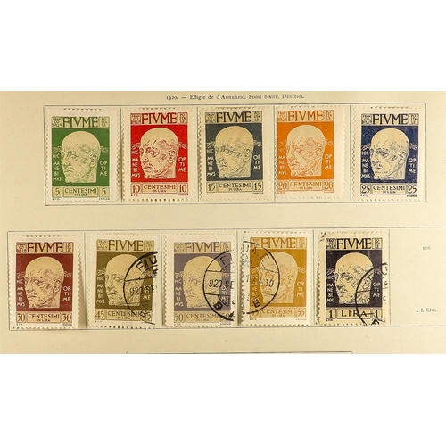 437 - FIUME 1918-24 RANGES incl. 1918-19 