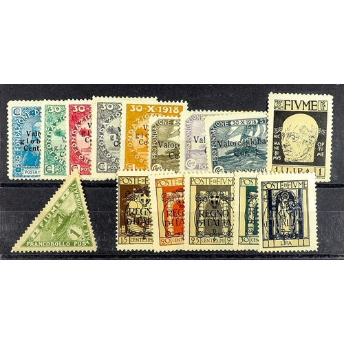 437 - FIUME 1918-24 RANGES incl. 1918-19 