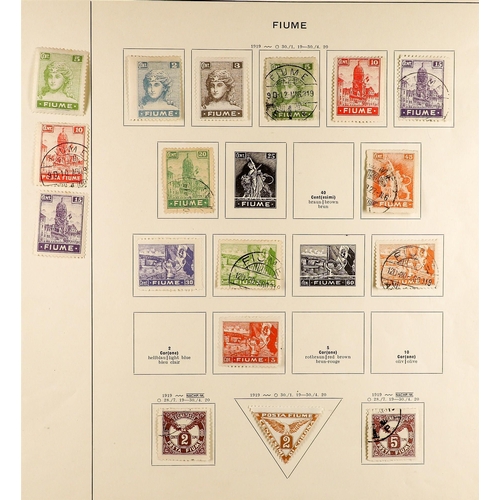 437 - FIUME 1918-24 RANGES incl. 1918-19 