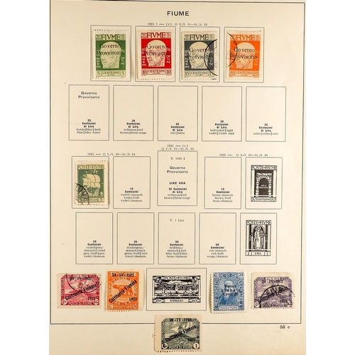 437 - FIUME 1918-24 RANGES incl. 1918-19 