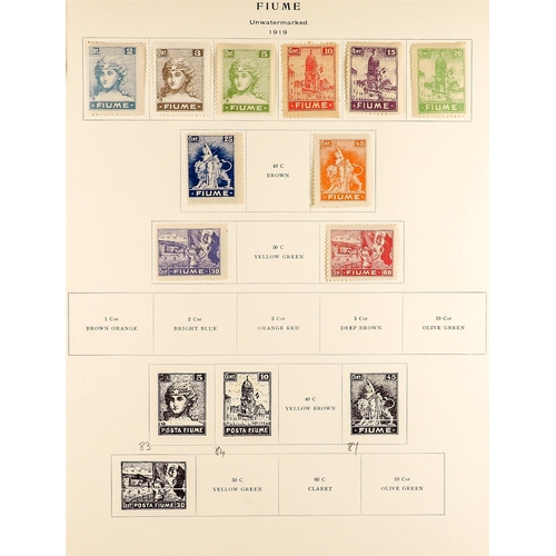 437 - FIUME 1918-24 RANGES incl. 1918-19 