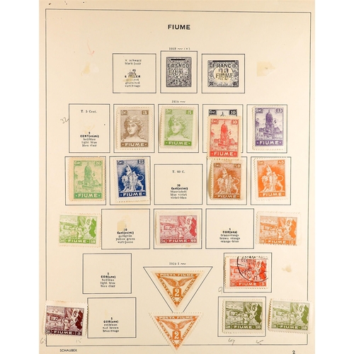 437 - FIUME 1918-24 RANGES incl. 1918-19 