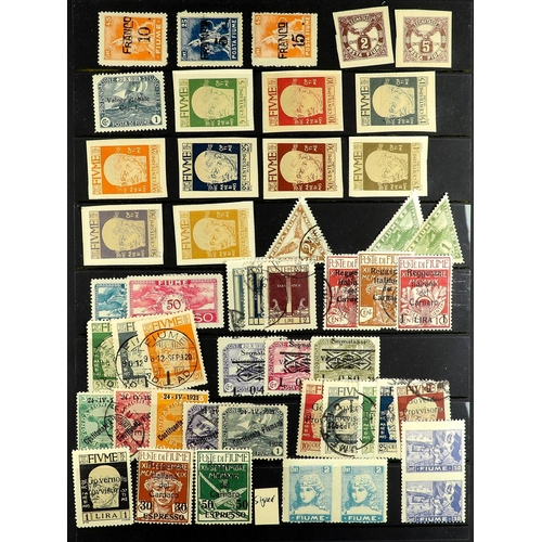 437 - FIUME 1918-24 RANGES incl. 1918-19 