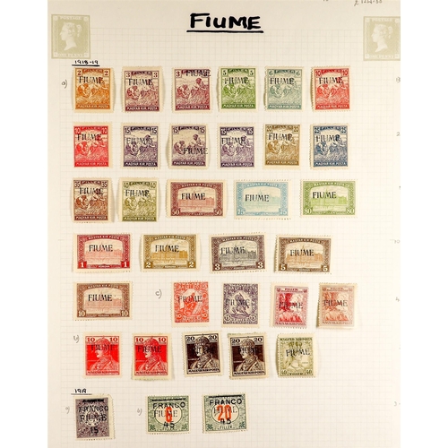 437 - FIUME 1918-24 RANGES incl. 1918-19 