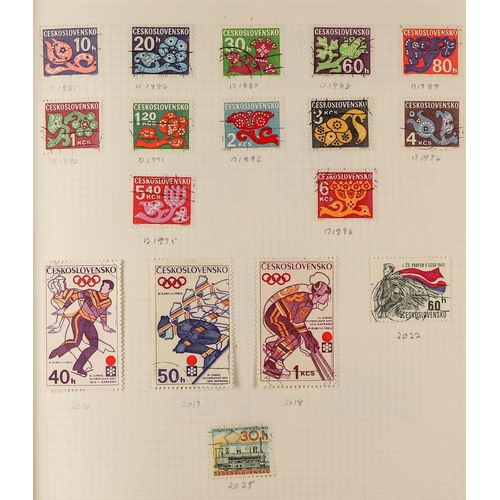 44 - COLLECTIONS & ACCUMULATIONS EASTERN EUROPEAN COLLECTION IN SIX ALBUMS all periods mint and used, wit... 