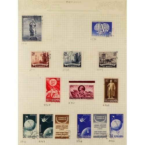 44 - COLLECTIONS & ACCUMULATIONS EASTERN EUROPEAN COLLECTION IN SIX ALBUMS all periods mint and used, wit... 