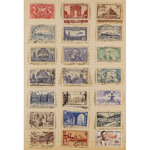 442 - FRANCE 1860-2008 a mint and used collection of France and Colonies in a spring back album. Incl. Tog... 