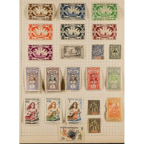 442 - FRANCE 1860-2008 a mint and used collection of France and Colonies in a spring back album. Incl. Tog... 