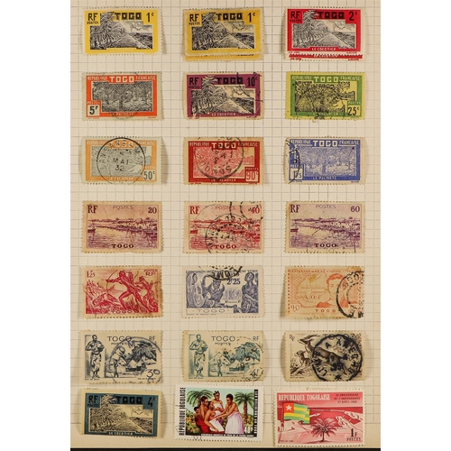 442 - FRANCE 1860-2008 a mint and used collection of France and Colonies in a spring back album. Incl. Tog... 