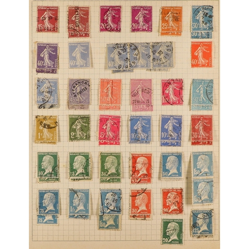 442 - FRANCE 1860-2008 a mint and used collection of France and Colonies in a spring back album. Incl. Tog... 