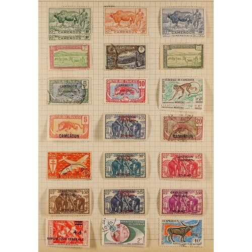 442 - FRANCE 1860-2008 a mint and used collection of France and Colonies in a spring back album. Incl. Tog... 