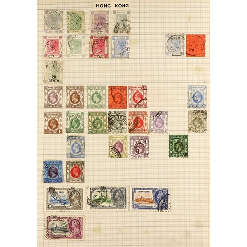 45 - COLLECTIONS & ACCUMULATIONS OLD TIME WORLD COLLECTION IN 9 ALBUMS with little after about 1950 seen,... 