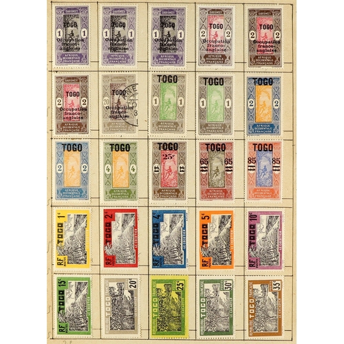 454 - FRENCH COLONIES 1890's-1980's MINT & USED ACCUMULATION incl. Nossi Be 1894 Tablets set used, Cavalle... 