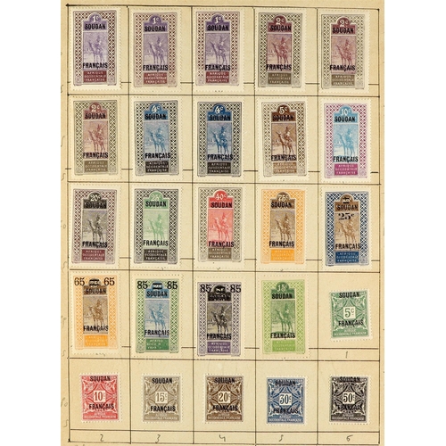 454 - FRENCH COLONIES 1890's-1980's MINT & USED ACCUMULATION incl. Nossi Be 1894 Tablets set used, Cavalle... 