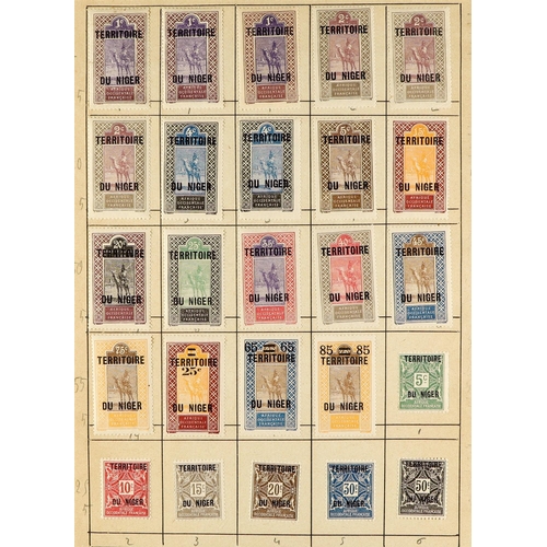 454 - FRENCH COLONIES 1890's-1980's MINT & USED ACCUMULATION incl. Nossi Be 1894 Tablets set used, Cavalle... 