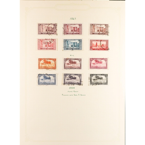 467 - FRENCH COLONIES MOROCCO 1891-1955 used collection incl. 1891-1900 surcharges on France to 50c on 50c... 