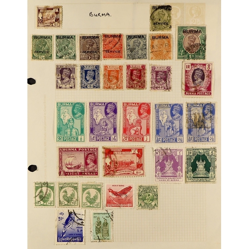 48 - COLLECTIONS & ACCUMULATIONS WORLD RANGES IN THREE BOXES with clean ranges incl. much Commonwealth se... 