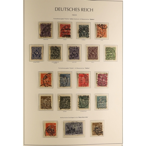 501 - GERMANY 1872-1932 USED COLLECTION incl. 1872 Eagles to 5g, 1874 2½ on 2½g and 9 on 9k, 1875-79 to bo... 