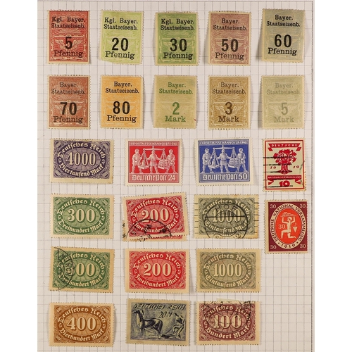 503 - GERMANY 1875- 1990s COLLECTION. of mint and used (mainly used) in an album. With Germany, Federal Re... 