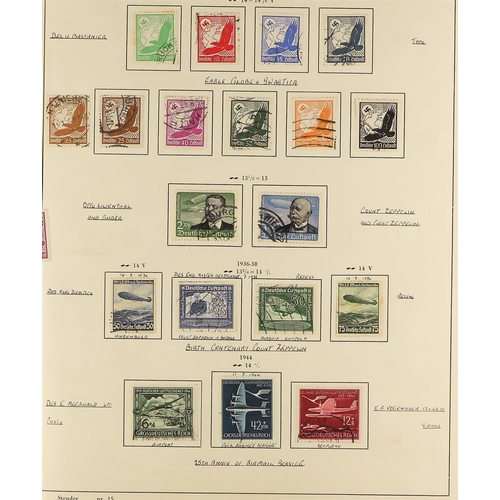 511 - GERMANY 1933-45 THIRD REICH USED COLLECTION incl. 1933 Reich stag set, 1933 Welfare set, 1933-36 Hin... 