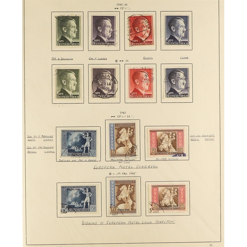 511 - GERMANY 1933-45 THIRD REICH USED COLLECTION incl. 1933 Reich stag set, 1933 Welfare set, 1933-36 Hin... 