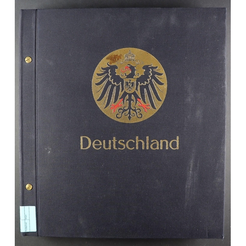 515 - GERMANY DAVO PRINTED ALBUM with mainly used issues to 1945, plus some Berlin to 1980's. (Qty)