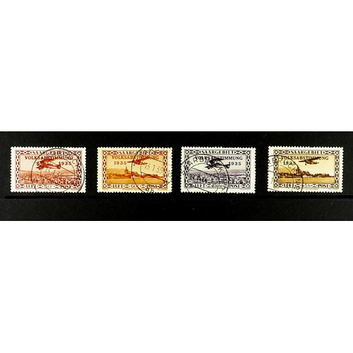 545 - GERMANY - SAAR 1920-34 mint or used collection, incl. 1920 (Jan-Mar) basic set (the 80pf mint & expe... 