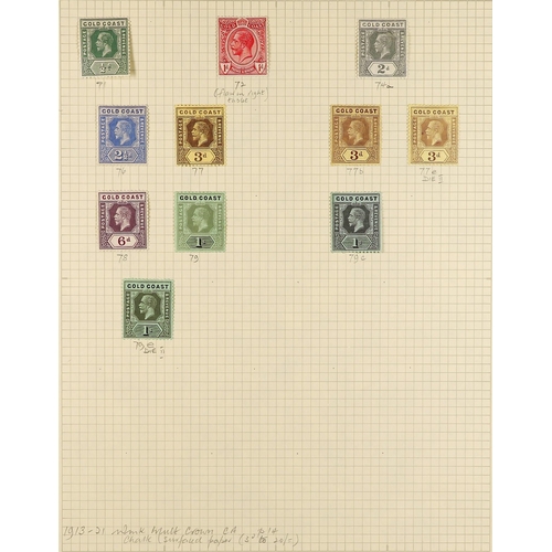 566 - GOLD COAST 1884-1928 MINT COLLECTION incl. 1884-91 to 1s (2 shades), 1898-1902 to 1s, 1902 to 1s, 19... 