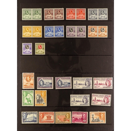 567 - GOLD COAST 1884-1948 MINT COLLECTION incl. QV ranges to 3d, KEVII to 3d, KGV MCA Wmk 1s, 2s6d, 5s &1... 