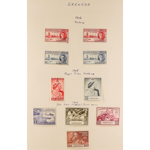 578 - GRENADA 1861-1952 COLLECTION incl. 1861-62 1d & 6d (x2) used, 1863-71 1d (x8) & 6d (x4), 1878 to 6d ... 