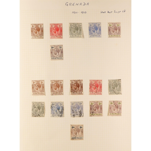 578 - GRENADA 1861-1952 COLLECTION incl. 1861-62 1d & 6d (x2) used, 1863-71 1d (x8) & 6d (x4), 1878 to 6d ... 