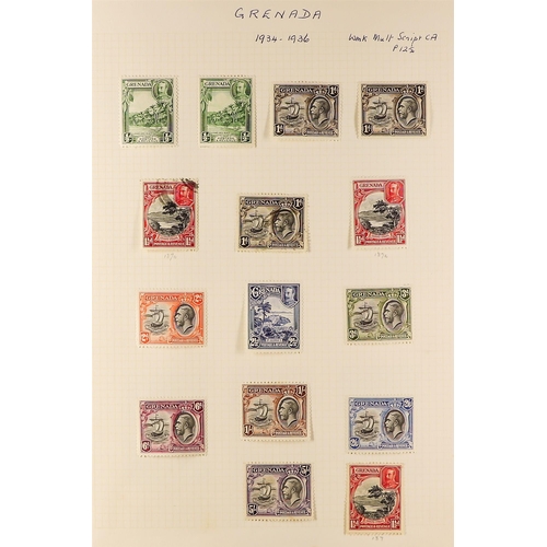 578 - GRENADA 1861-1952 COLLECTION incl. 1861-62 1d & 6d (x2) used, 1863-71 1d (x8) & 6d (x4), 1878 to 6d ... 