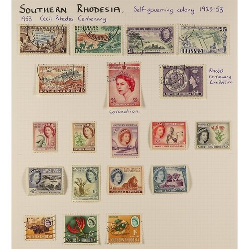 58 - COLLECTIONS & ACCUMULATIONS BRITISH COMMONWEALTH IN THREE ALBUMS 1953-2010 with mint (much never hin... 