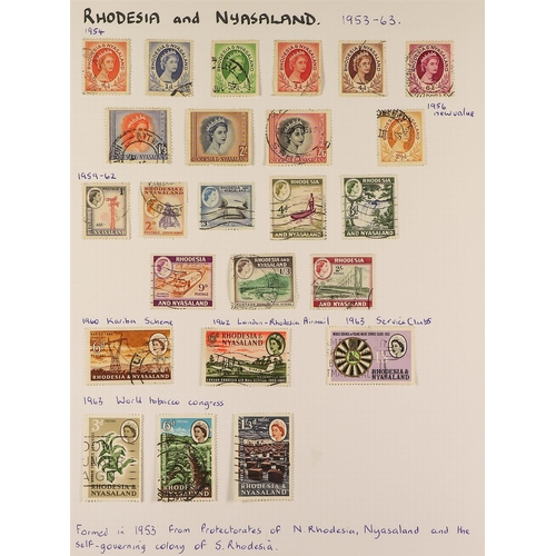 58 - COLLECTIONS & ACCUMULATIONS BRITISH COMMONWEALTH IN THREE ALBUMS 1953-2010 with mint (much never hin... 