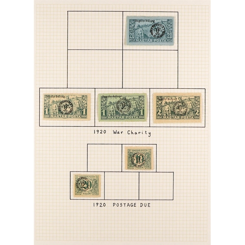 600 - HUNGARY 1871-1944 mint & used collection (mostly mint), incl. 1871 Franz Joseph issues to 25k shades... 