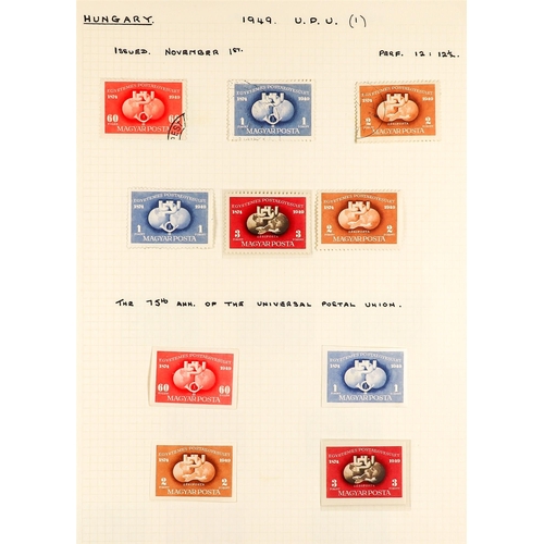 601 - HUNGARY 1871-1949 COLLECTION of mint & used, incl. 1871 litho values to 10k & 25k and recess superb ... 