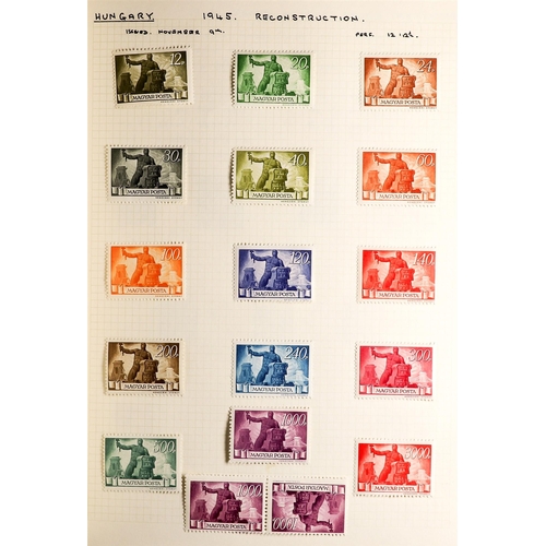 601 - HUNGARY 1871-1949 COLLECTION of mint & used, incl. 1871 litho values to 10k & 25k and recess superb ... 