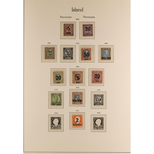 617 - ICELAND 1918-39 MINT OR NHM COLLECTION. incl.  1920-22 King most to 15a, 25a, 30a, 40a, 50a, 1k, 2k ... 