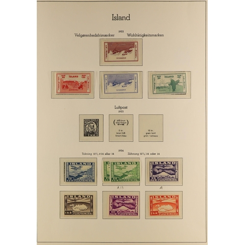 617 - ICELAND 1918-39 MINT OR NHM COLLECTION. incl.  1920-22 King most to 15a, 25a, 30a, 40a, 50a, 1k, 2k ... 