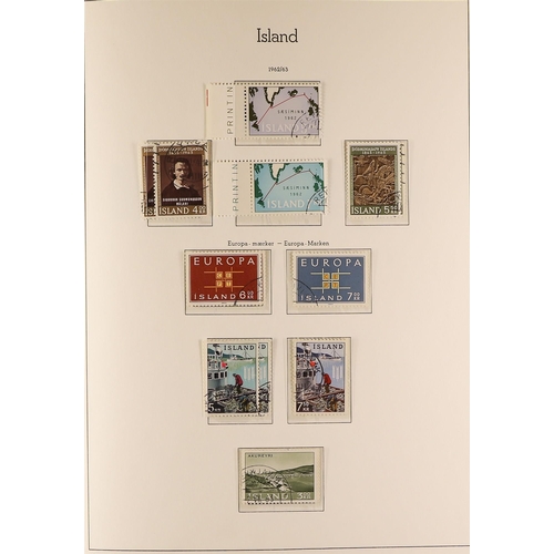 618 - ICELAND 1920-94 USED COLLECTION in a hingeless album, incl. 1920-22 King sets (x2), 1921-30 surcharg... 